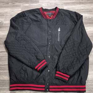 G-Net Men's Black Full snap Faux Leather Jacket